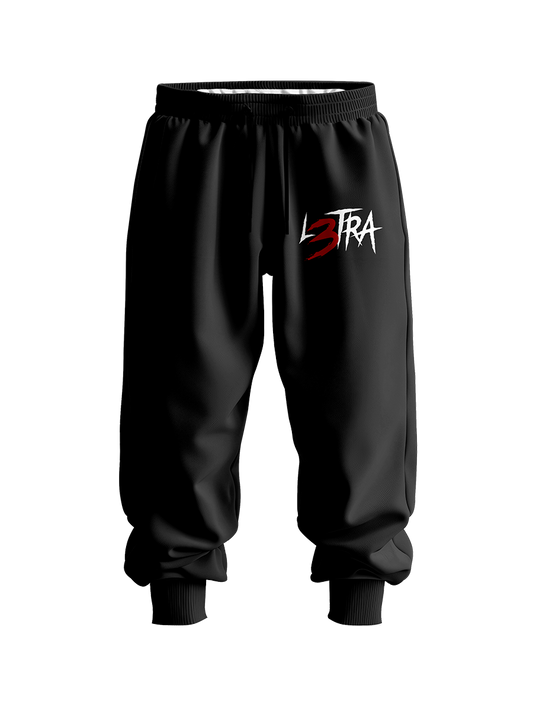 L3tra Black Sweatpants