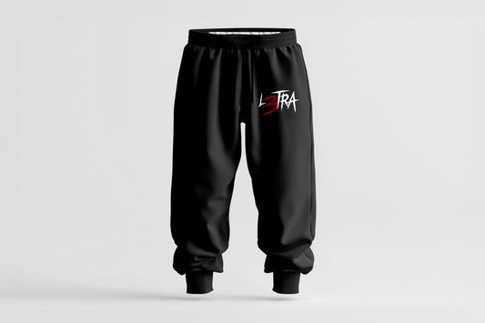 L3tra Black Sweatpants